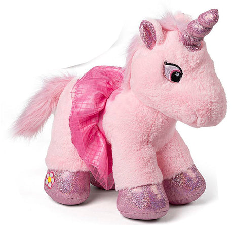 Stor enhjørning på 42 cm - pink