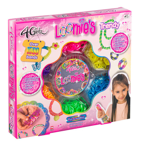4-Girlz loomies 1500+ loombands - Trendy