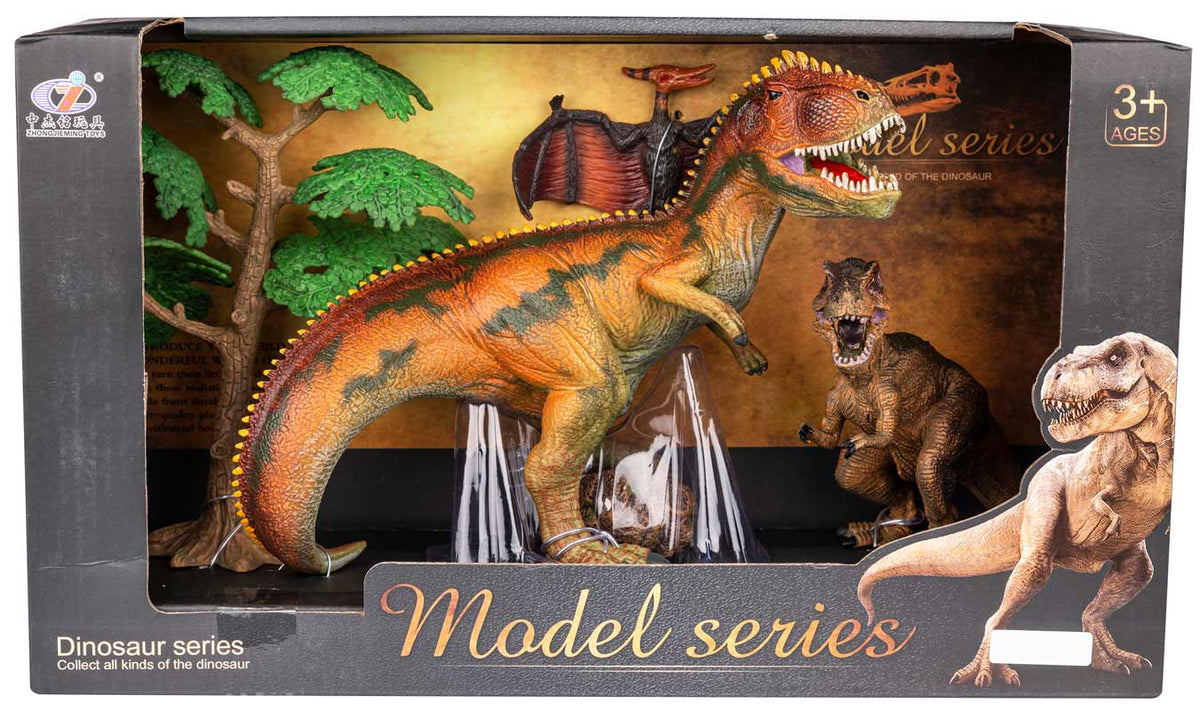Dinosaur model series - T-Rex med unge