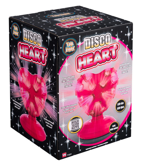 Hjerte discokugle