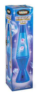 Stor lampe med jellyfish og LED lys