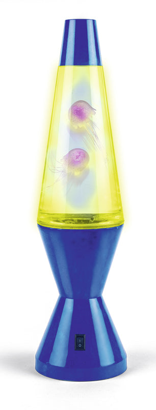 Stor lampe med jellyfish og LED lys