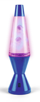 Stor lampe med jellyfish og LED lys