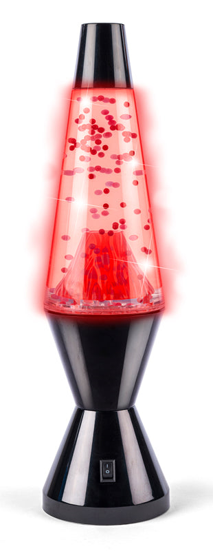 Vulkanlampe med kugler