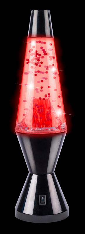 Vulkanlampe med kugler