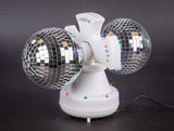 Twin spejlkugle med LED lys