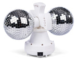 Twin spejlkugle med LED lys