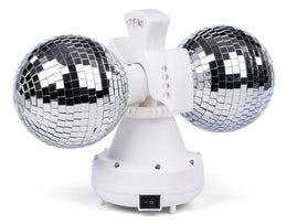 Twin spejlkugle med LED lys