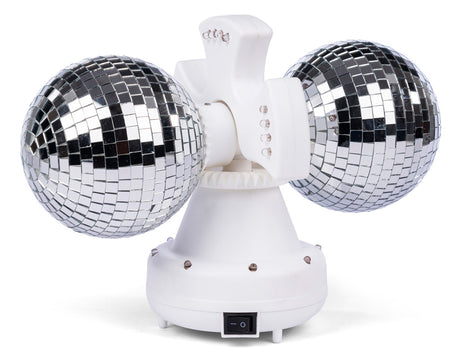 Twin spejlkugle med LED lys