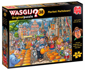 Wasgij original 1000 brikker - Market Meltdown