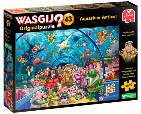 Wasgij original nr. 43 1000 brikker - Aquarium Antics