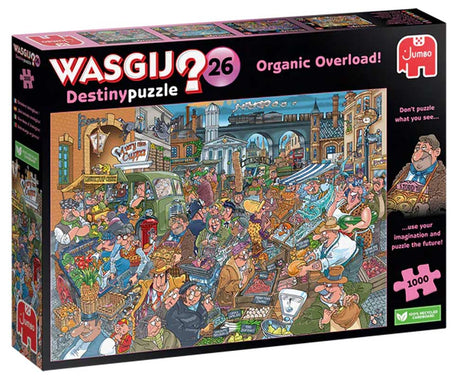 Wasgij Destiny puslespil nr. 26 Organic Overload! 1000 brikker