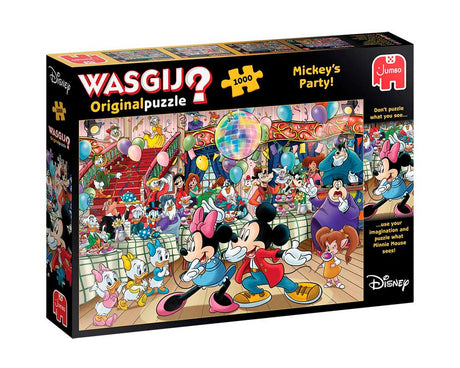 Wasgij original puslespil 1000 brikker - Mickeys party