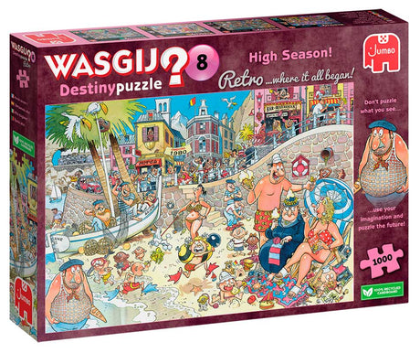 Wasgij retro Destiny nr. 8 - 1000 brikker - High Season!