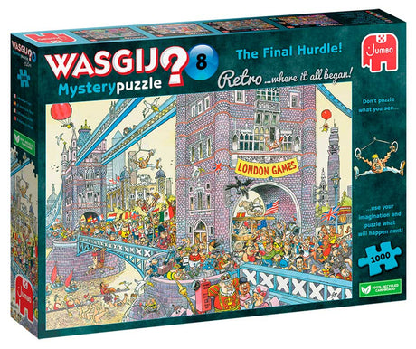 Wasgij Retro mystery nr. 8: 1000 brikker - The final hurdle!