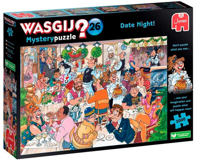 Wasgij Mystery nr. 26 - 1000 brikker - Date Night!
