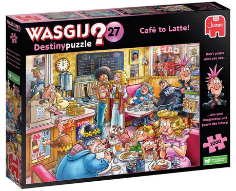 Wasgij Destiny puslespil nr. 27 Café to Latte! 1000 brikker