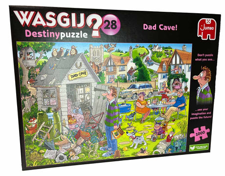 Wasgij Destiny puslespil nr. 28 1000 brikker - Dad Cave