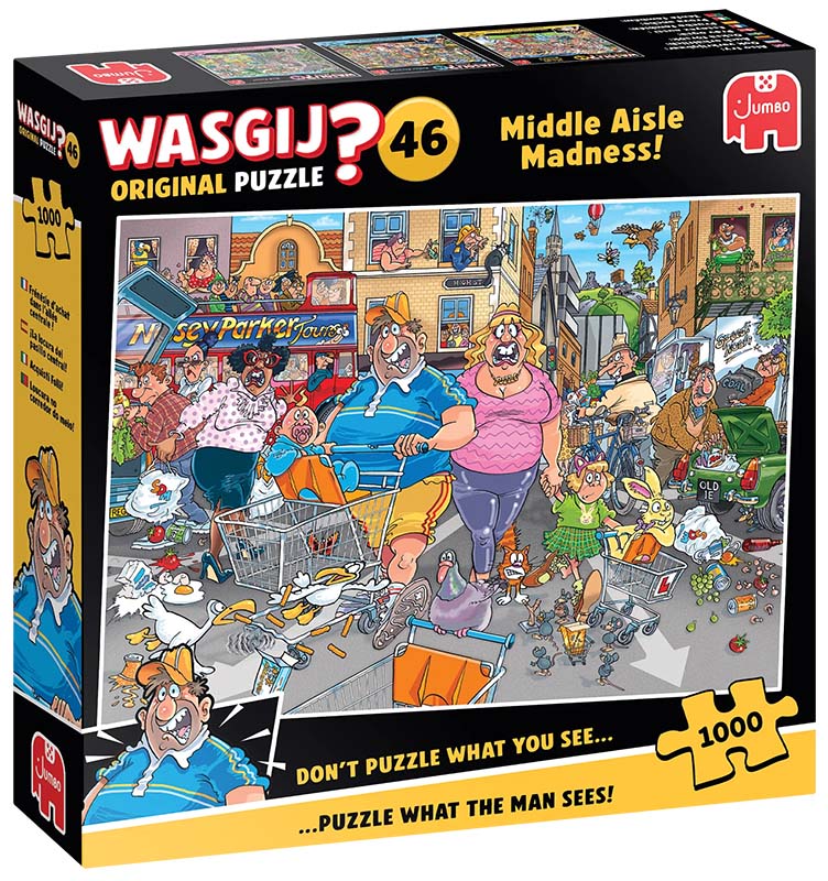 Wasgij original 46 Middle Aisle Madness - 1000 brikker