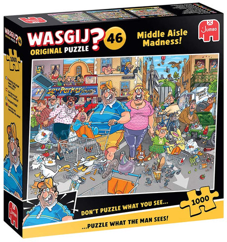 Wasgij original 46 Middle Aisle Madness - 1000 brikker