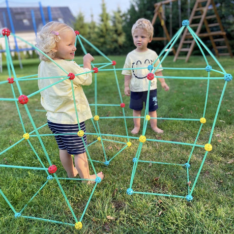 WOOPIE Byggesæt med Telt – 128 Dele (fra 3 år)