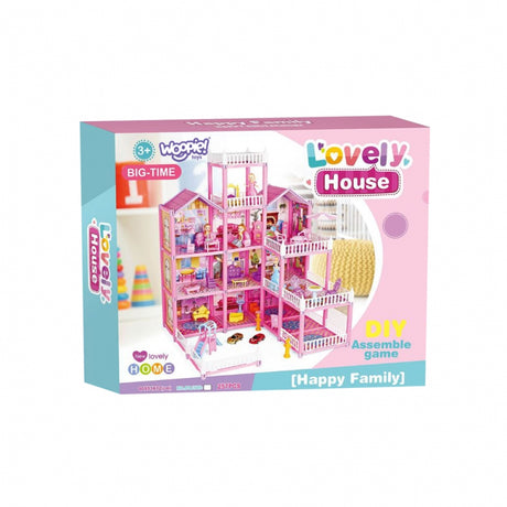 WOOPIE Mega Villa Dukkehus “Lovely House” – 194 Dele (fra 3 år)