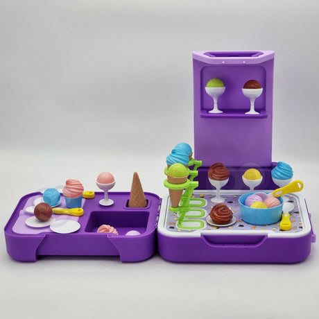 WOOPIE Isbod 3-i-1 i Kuffert - Køkken, Butik og Isbar (fra 3 år)