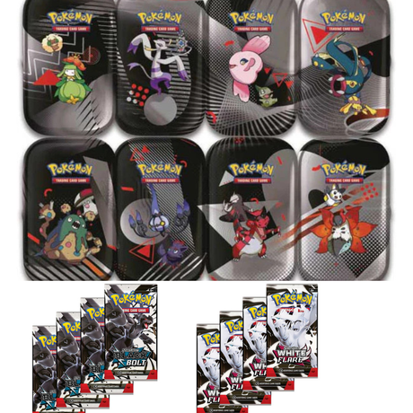 Pokemon TCG: Black Bolt & White Flare Mini Tin
