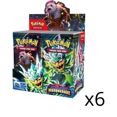 Pokémon Twilight Masquerade Sealed case. 6x display