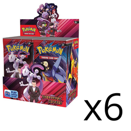 Pokémon TCG Destined Rivals SV10 booster display, case med 6 x 36 boosters